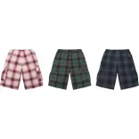 Shadow Plaid Cargo Short