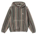 Stussy STRIPE SHERPA HOODIE
