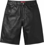Supreme BAGGY LEATHER SHORT
