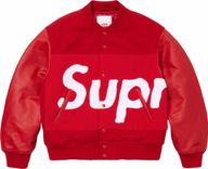 Supreme BIG LOGO CHENILLE VARSITY JACKET