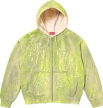 Supreme CRACKLE ZIP UP HOODED SWEATSHIRT