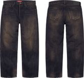 Supreme Distressed Loose Fit Selvedge Jean