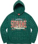Rhinestone Hooded Sweatshirt
