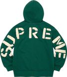 Supreme Faux Fur Lined Zip Up Hooded Sweatshirt