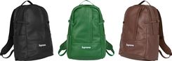 Supreme Leather Backpack FW24