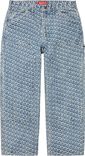 Supreme Monogram Double Knee Denim Painter Pant