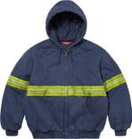 Supreme Reflective Stripe Hooded Work Jacket