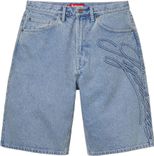 Supreme SCRIPT BAGGY DENIM SHORT