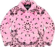 Bandana Faux Fur Bomber Jacket