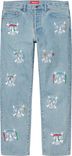 Clayton Patterson Skulls Embroidered Regular Jean