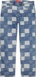 Patched Denim Painter Pant