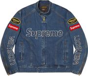 Supreme Vanson Leathers Cordura Denim Jacket