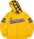 Supreme/Vanson Leathers Spider Web Zip Up Hooded Sweatshirt