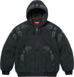 Supreme x PAISLEY STUDDED WORK JACKET