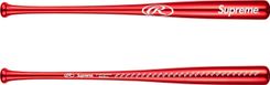Supreme x Rawlings Chrome Maple Wood Baseball Bat