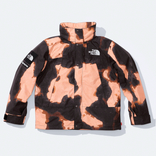 Supreme x The North Face Bleached Denim Print Mountain Jacket