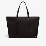 Woven Leather Tote Bag 'Jet Set'