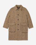 Donegal Overcoat 'Brown / Tan'