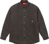 Quilted Lined Denim Snap Shirt
