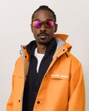 Denim Tears Julian Sunglasses 'Frost Black/Polarized Violet Lens'