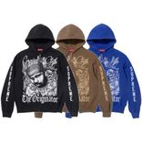 Supreme/DJ Screw Zip Up Hooded Sweatshirt