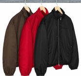Stand Collar Lined Nylon Jacket