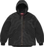 Flag Quilted Hooded Work Jacket