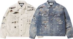 Supreme®/MM6 Maison Margiela Distressed Selvedge Denim Trucker Jacket