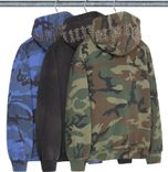 Overdyed Studded Hooded Sweatshirt