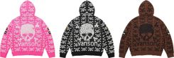Supreme®/Vanson Leathers® Skull Zip Up Hooded Sweater