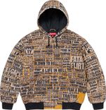 Supreme/Dash Snow Hooded Work Jacket